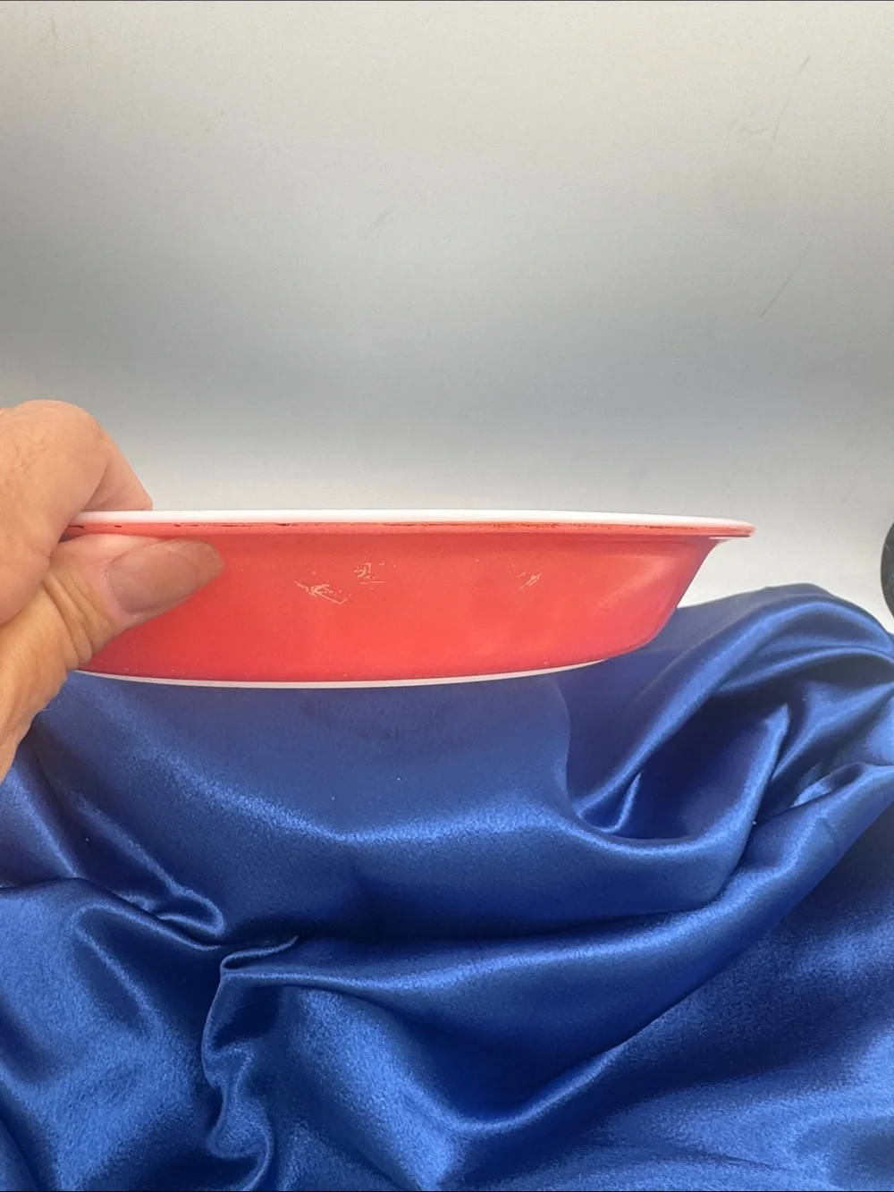 Pyrex #909 9-inch Pie Plate “Flamingo” made in USA